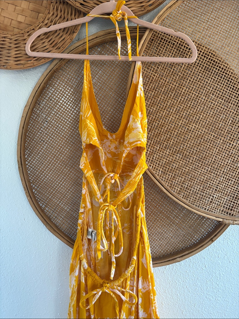 Free People Floral Maxi Dress - Lightweight Summer Sundress - Picture 5 of 7